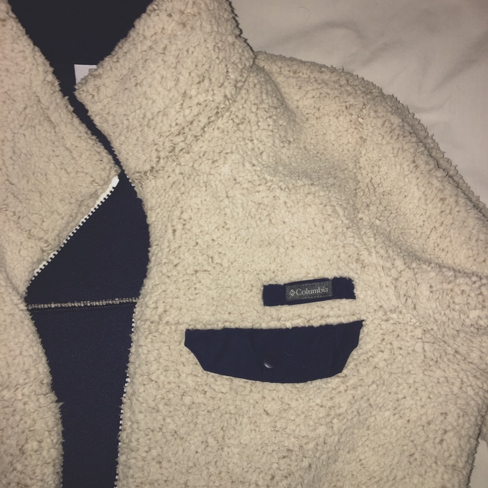 White Columbia jacket